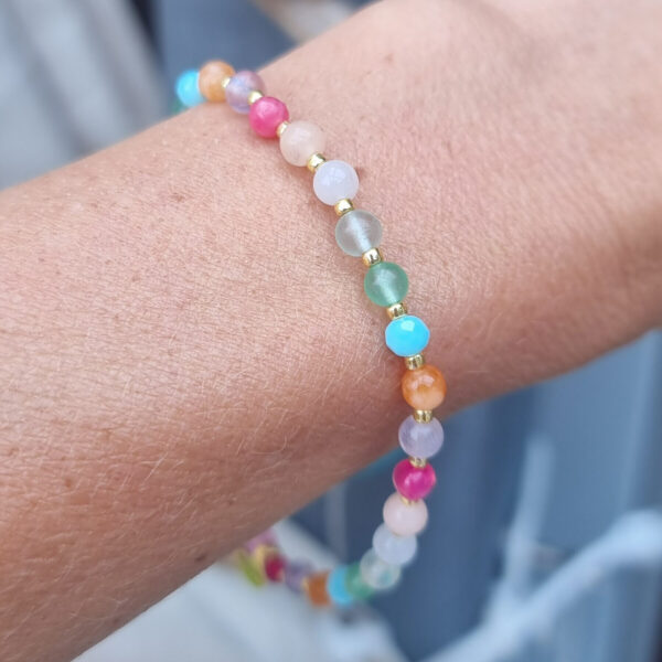 Edelsteinarmband Isla - Bunte Harmonie – Bild 2
