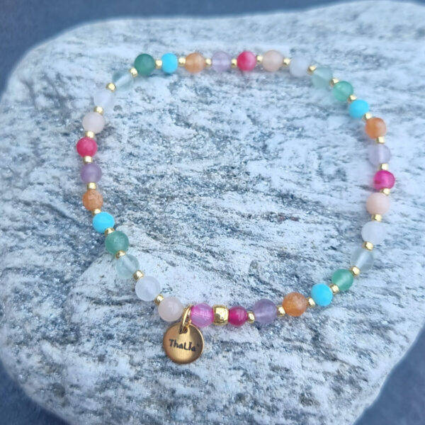 Edelsteinarmband Isla - Bunte Harmonie