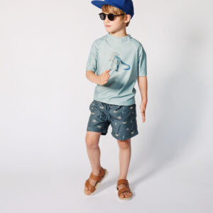 Nachhaltiges UV-Shirt kinder mit Dinosaurier